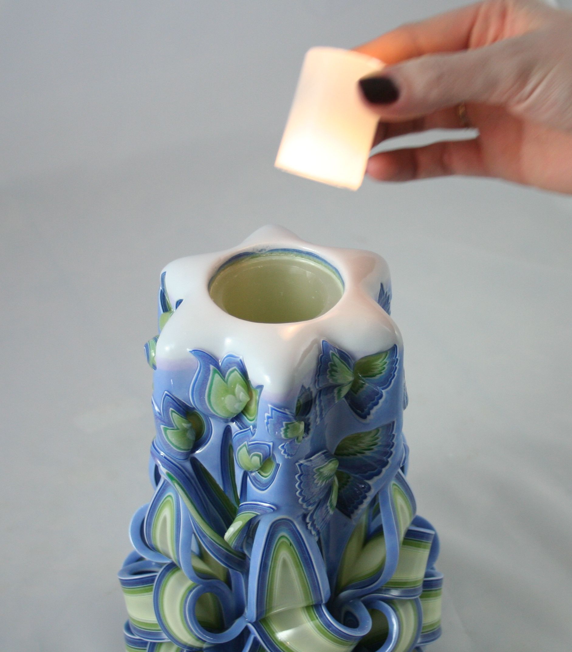 Lily Handmade Carved Candles | Handmade Candles